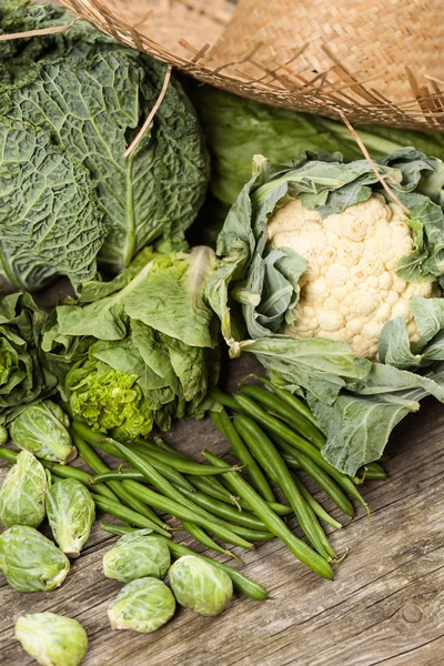 Surtido de Verduras Verdes — Foto de Stock