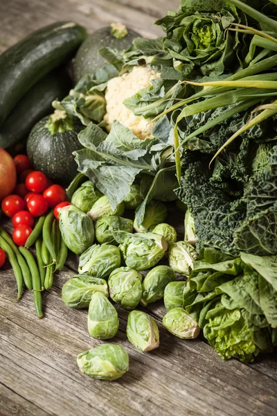 Assortment of green vegetables — Stock Photo, Image