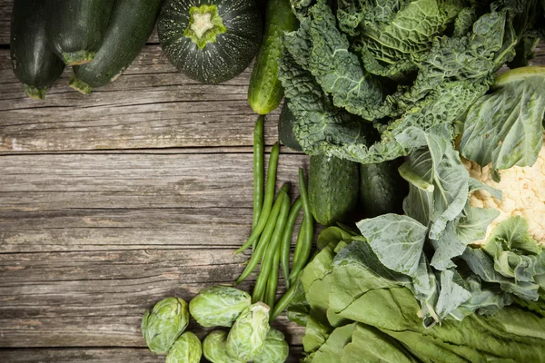 Assortment of green vegetables — Stock Photo, Image