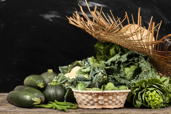Assortment of green vegetables — Stock Photo, Image