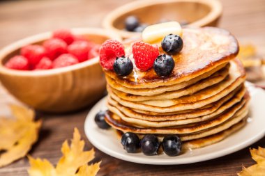 Lezzetli gözleme yüksek yığını