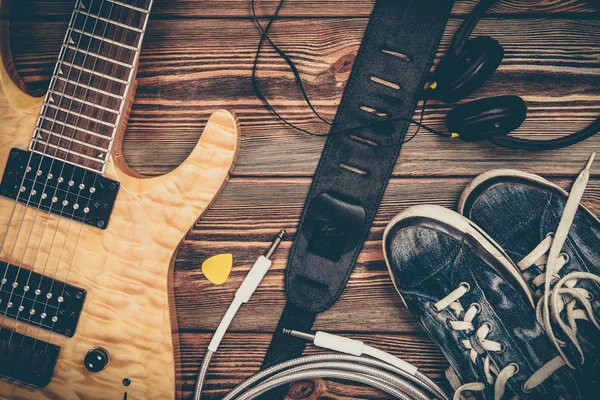 Modern electric guitar — Stock Photo, Image