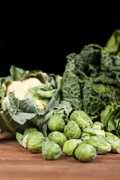 Sortiment av gröna grönsaker — Stockfoto