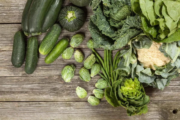 Surtido de Verduras Verdes — Foto de Stock