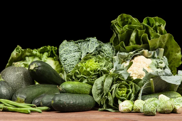 Sortimento de vegetais verdes — Fotografia de Stock