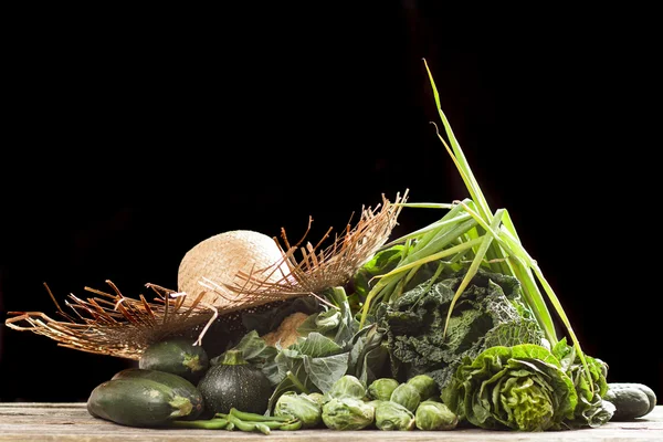 Surtido de Verduras Verdes — Foto de Stock