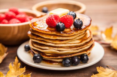 Lezzetli gözleme yüksek yığını