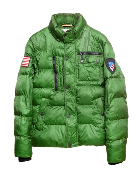 Теплая зимняя куртка — стоковое фото