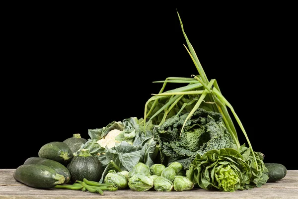 Sortimento de vegetais verdes — Fotografia de Stock