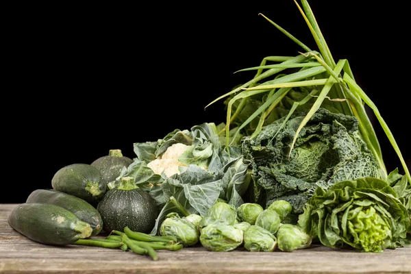Yeşil sebze çeşitleri — Stok fotoğraf