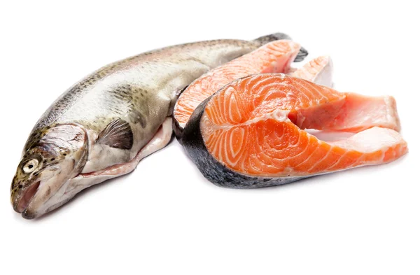 Salmon fillet slices — Stock Image Salmon fillet slices Stock Picture
