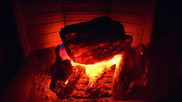 Flames Fire Fireplace — Stock Photo, Image