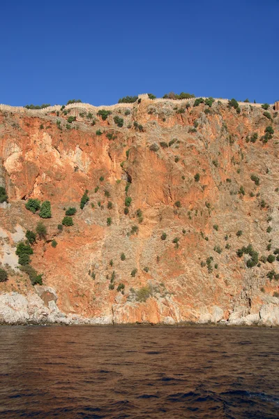 Alanya Kale duvarı — Stok fotoğraf