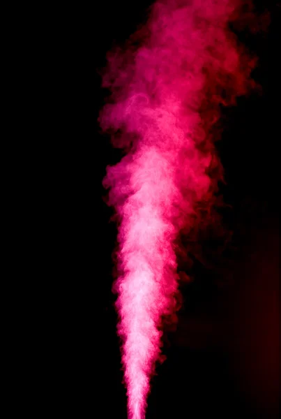 Vapor rojo sobre fondo negro —  Fotos de Stock