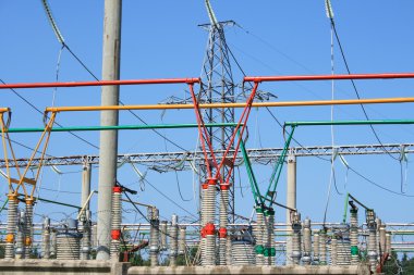 Elektrik yüksek gerilim Trafo Merkezi 