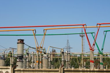 Elektrik yüksek gerilim Trafo Merkezi 