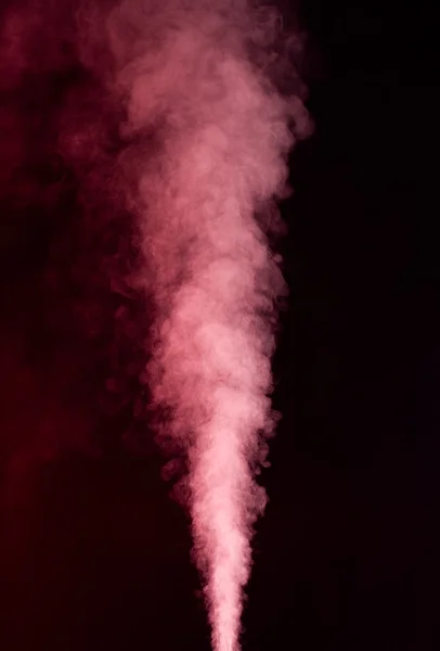 Vapor vermelho no fundo preto — Fotografia de Stock