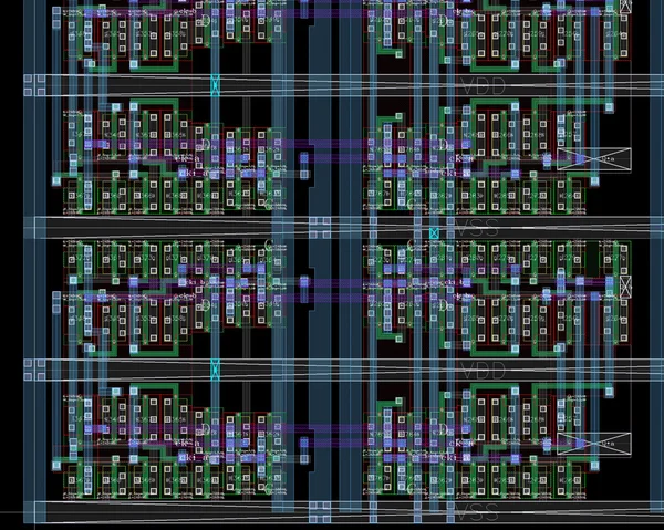 Layout de parte Chip como fundo — Fotografia de Stock