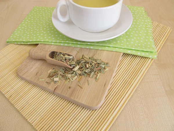 Tee mit Zitronengras — Stockfoto