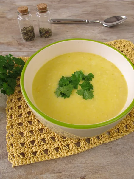 Corn cream soup — Stock Photo, Image