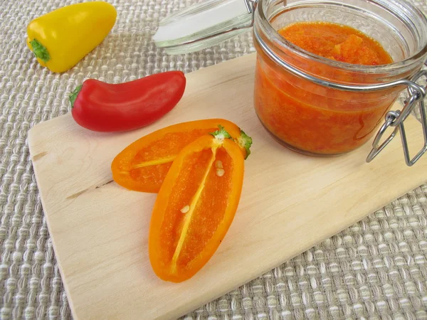 Crema de pimiento — Foto de Stock