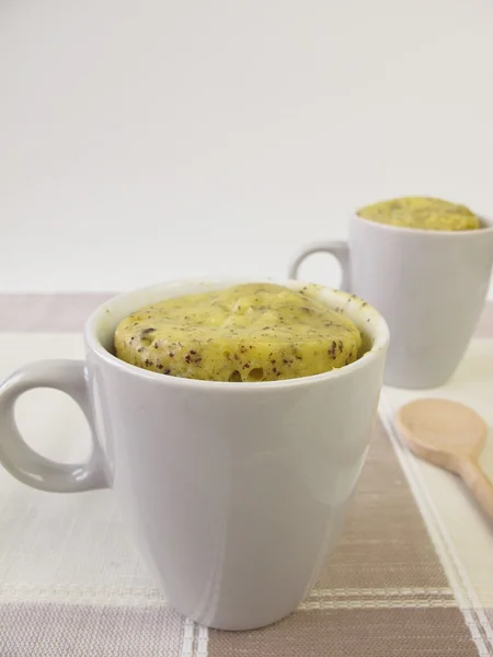 Mug Cake with poppy seeds — Stock Photo, Image