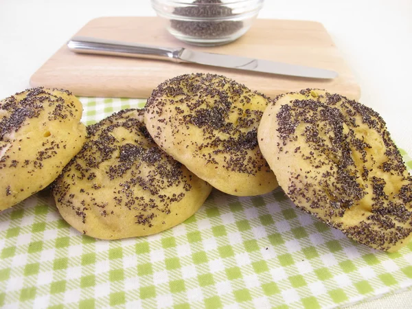 Rolos de Raisin para café da manhã — Fotografia de Stock