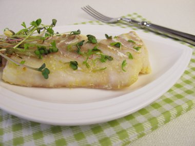 Atlantik morina filetosu ve sebze avı