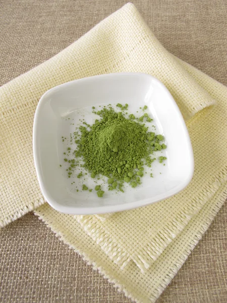 Földi matcha tea por — Stock Fotó