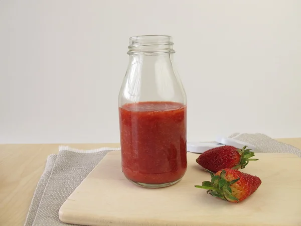 Smoothie de morango — Fotografia de Stock