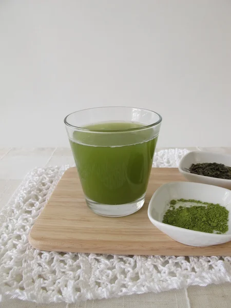 Sencha πράσινο τσάι με matcha — Φωτογραφία Αρχείου
