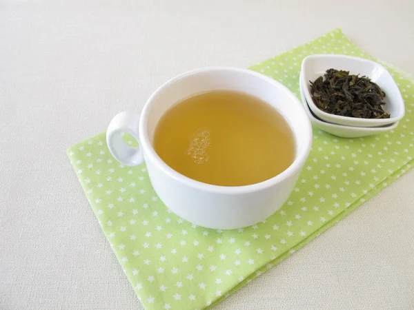 Cup of ceylon royal silver white tea — Stock Photo, Image