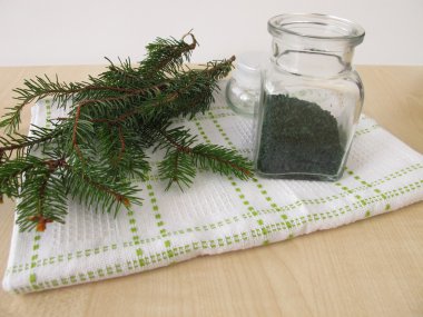 Ladin iğne tuz banyo