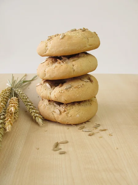 Stacked bagels — Stock Photo, Image