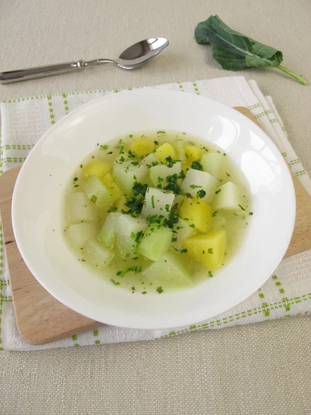 Turnip cappabe soup — Stock Photo, Image