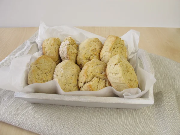 Fast baked milk rolls — Stock Photo, Image