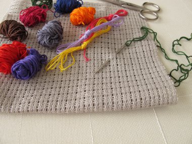 Mutfak eşyaları nakış için