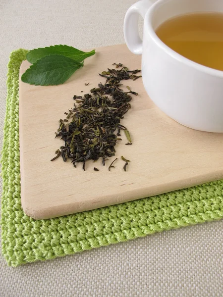 Darjeeling grönt te och stevia — Stockfoto