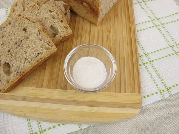 Brot mit Inulin gebacken — Stockfoto