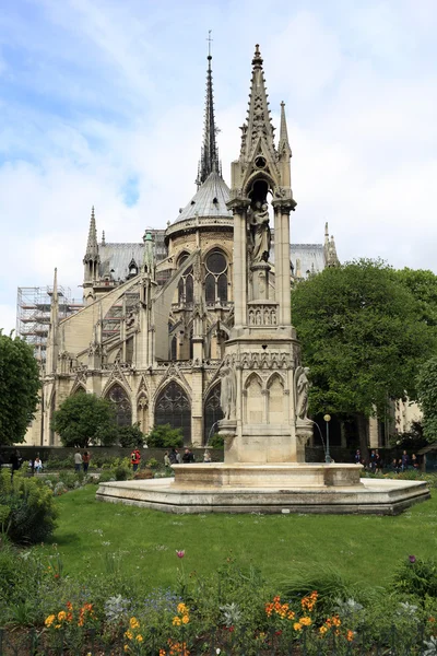 Notre dame de paris, Frankrike Stockbild