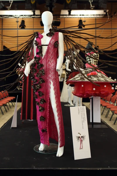 Salon du chocolat 2015, robe chocolat — Photo