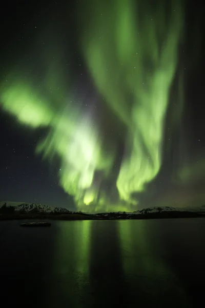 İzlanda'daki auroralar — Stok fotoğraf