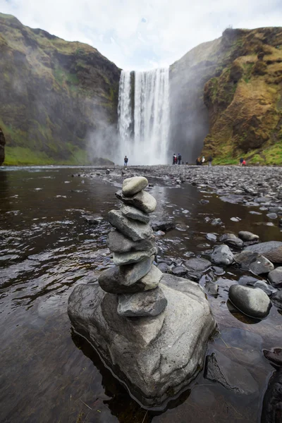 Grande cascata islandese — Foto Stock