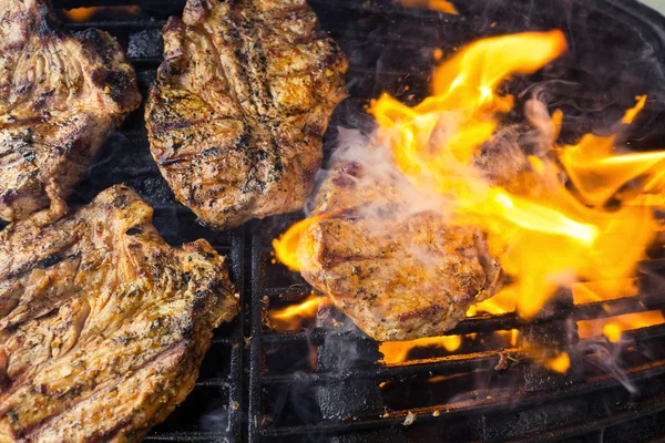 Carne de porco grelhada — Fotografia de Stock