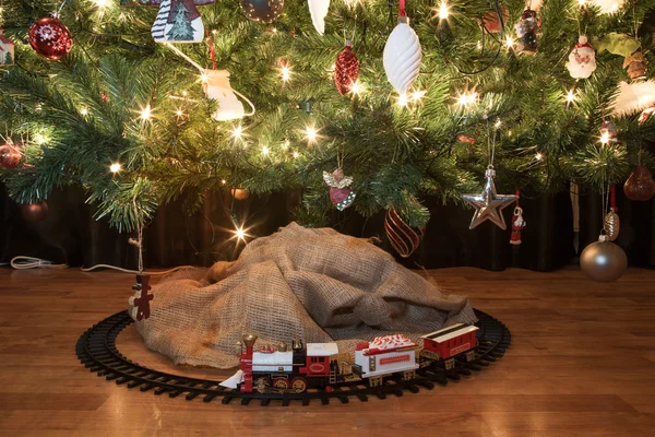 Christmas train — Stock Photo, Image