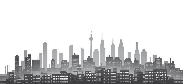 Abstract city skyline — Stock Vector