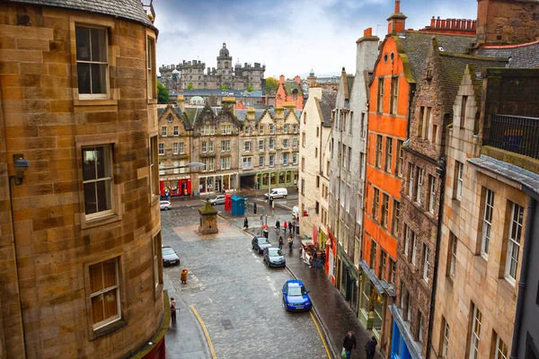 Edinburgh Skottland Storbritannien Oktober 2010 Gamla Stan Centrum Edinburgh Med — Stockfoto