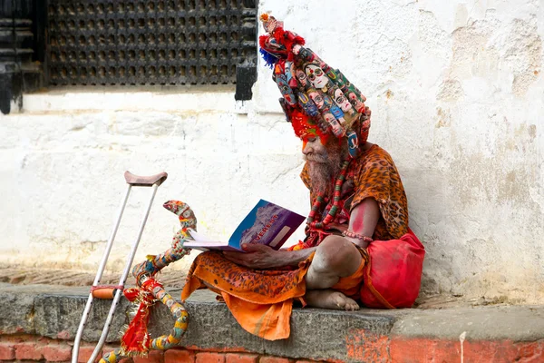 Sadhu hombre — Foto de Stock