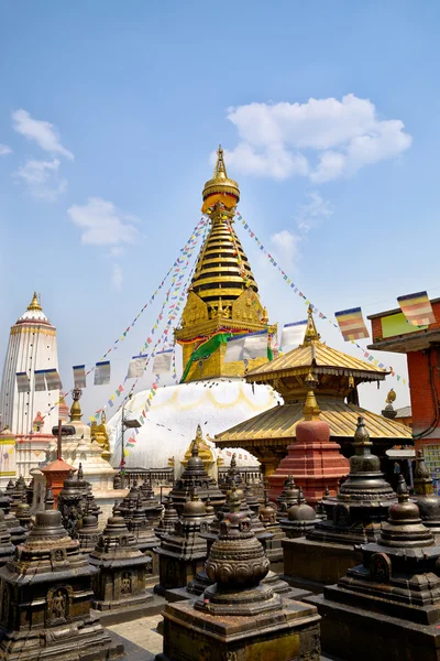 Swayambhunath stupa — Stock fotografie