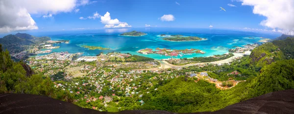 Panorama de l'île Mahe — Photo